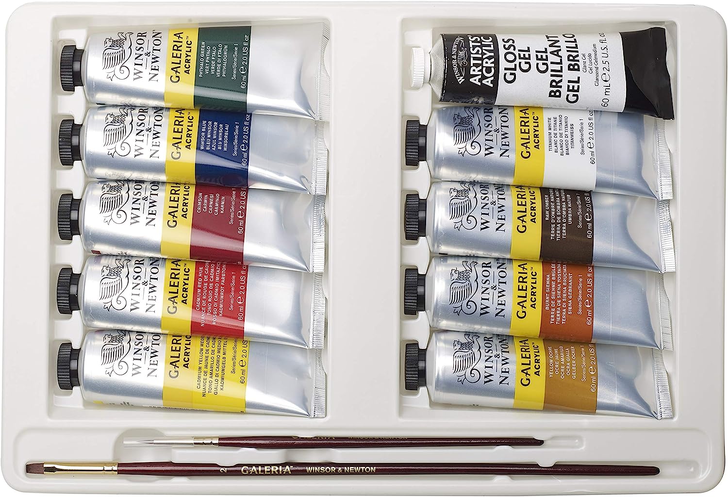 Winsor & Newton Galeria Acrylic Paint, 10 x 60ml (2-oz), Complete 14 Piece Set - Image 4